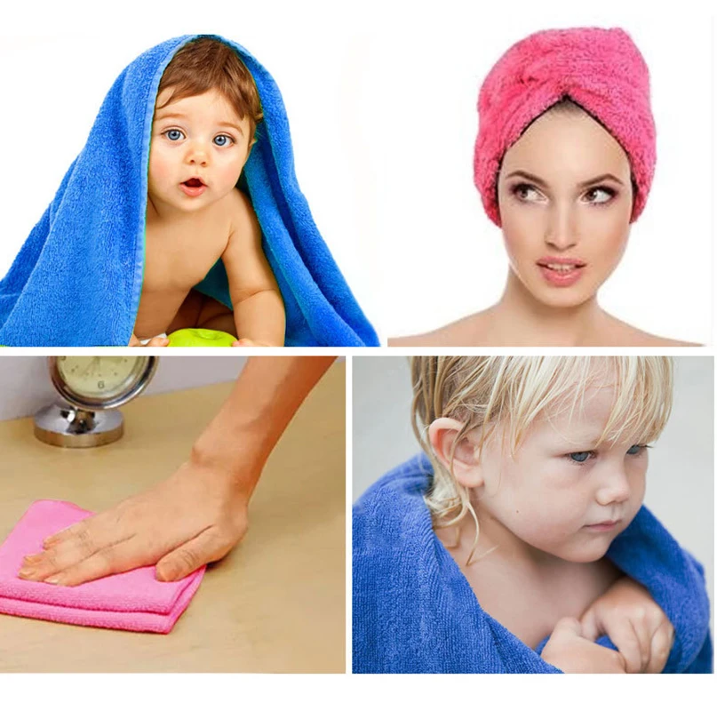

35x75cm Car Wash Microfiber Towel Car Cleaning Drying Cloth Hemming Car Care Cloth Detailing Car Wash Towel For Toyota1PCS