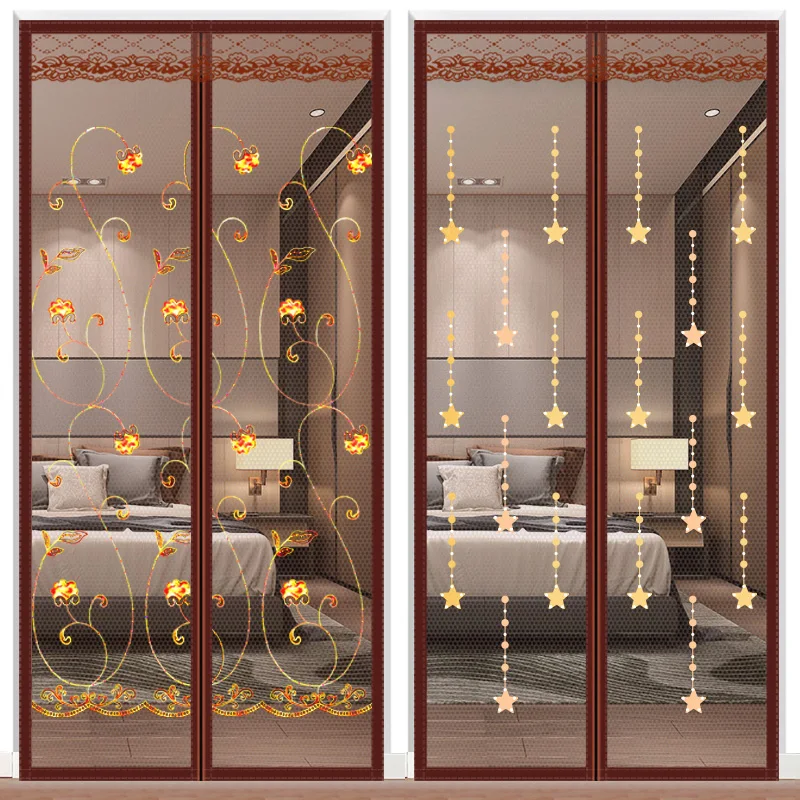 

Anti-mosquito Nets for Doors Curtains Insect Protection Magnetic Durable Washing Car Fly Mesh Magnets Separators Screens H220