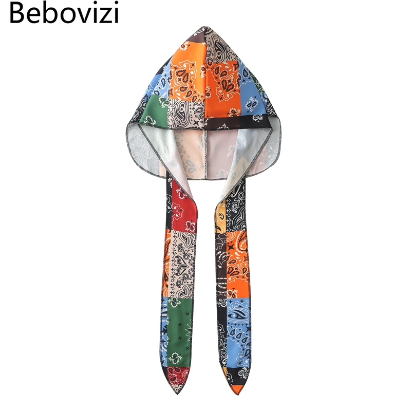 Атласная Мужская кепка с цветами кешью хип-хоп Du Doo Rag Durag тюрбан уличная одежда