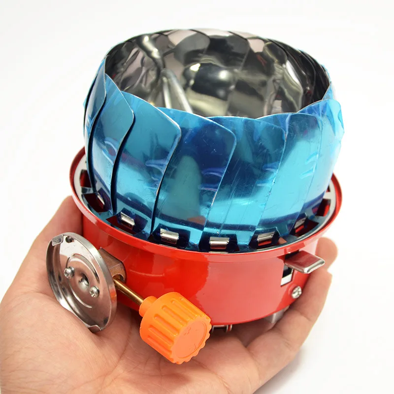 Напольная портативная Ветроустойчивая печь Концевая лотоса походная посуда для