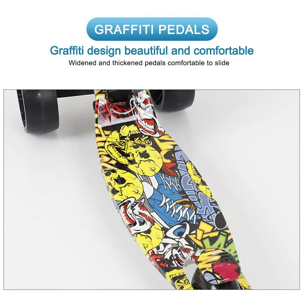 Детские складные скутеры с светильник ительными колесами портативный скутер для