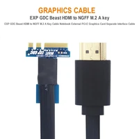exp gdc beast compatible with hdmi to ngff m 2 a key cable notebook external pci e graphics card separate interface cable