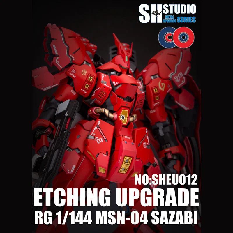 SH Studio Inbouwen Suite Van Etsen Upgrade для MSN-04 RG 1/144 Sazabi Gundam модель мобильных телефонов | Игрушки