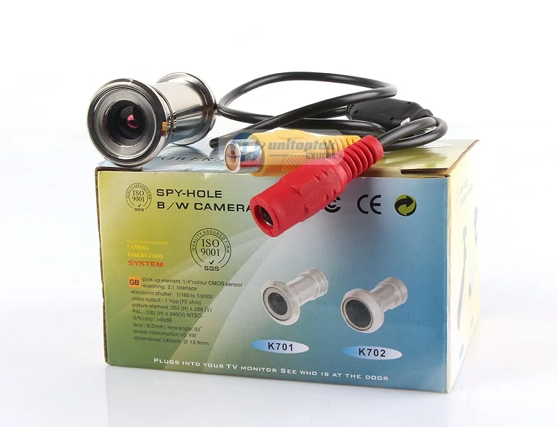 1/4 &quot550TVL CMOS 3 6 мм CCTV Мини дверная камера с отверстием для глаз Цветная наблюдения