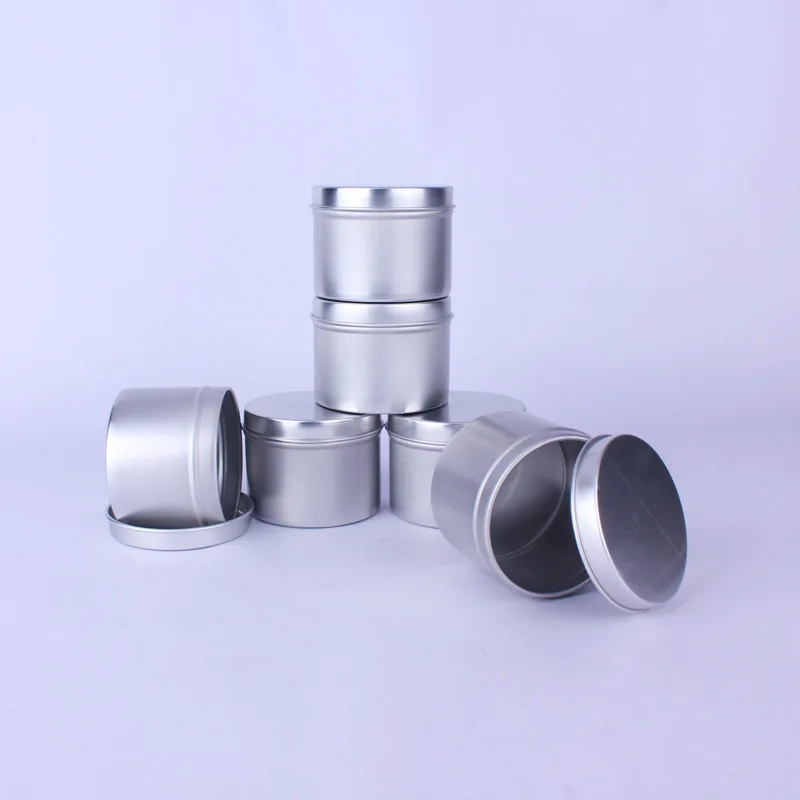 

50PCS Candle Jars Bulk Round Candle Container Tins Empty Storage Box Handmade Candle Making Tools for DIY
