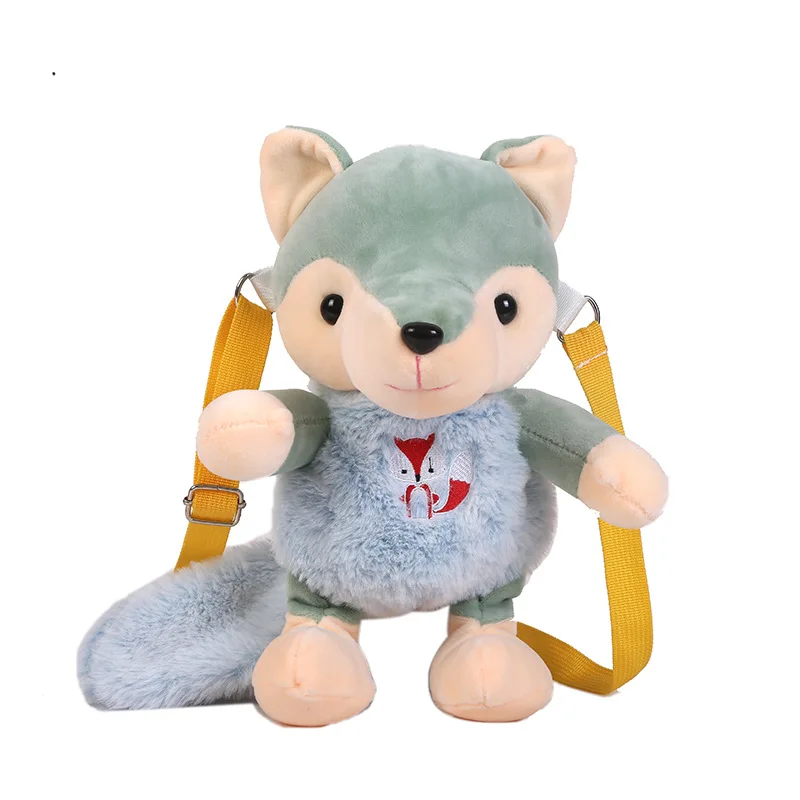 Новый плюшевый рюкзак милый мультяшный Детский с игрушками мини школьный