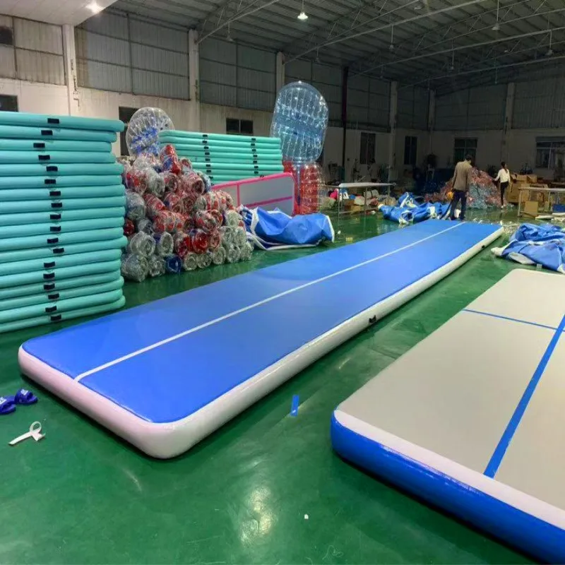 

Premium Inflatable Air Tumbling Track for Gymnastics Tumble Mat 10m 11m 12m Inflatable Floor Mats with Electric Air Pump