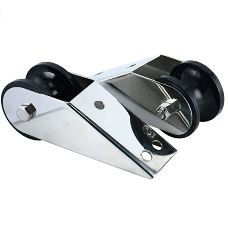 

2Pcs Anchor Lifter Anchor Lifter Stainless Steel Boat Anchoring Rubber Roller, Used For Stationary Sea Yacht Mooring
