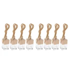 Пустой флакон с ароматом для автомобиля, 8 шт., 6 мл, флакон с арома-распылителем, украшение для автомобиля, подвесной кулон для диффузии эфирных масел