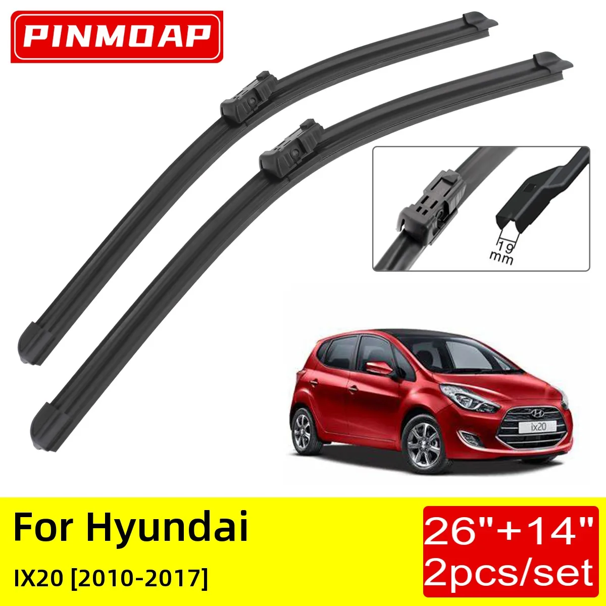 

Щетки стеклоочистителя для Hyundai IX20 2010 2011 2012 2013 2014 2016 2017