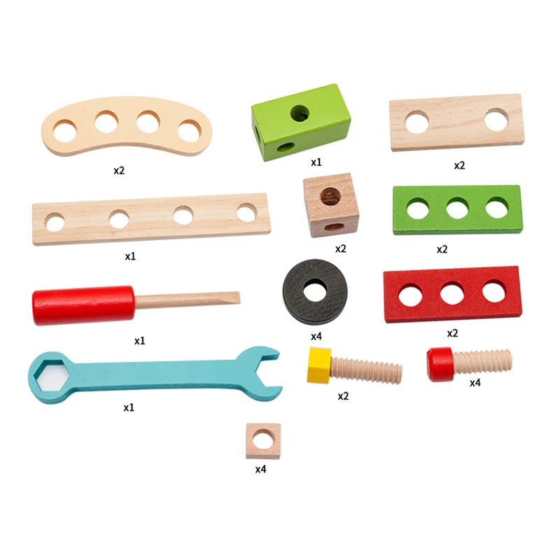 

Montessori Toys Educational Wooden Toys for Children Early Learning Preschool Teaching Kids Intelligence Assembly Screw Game