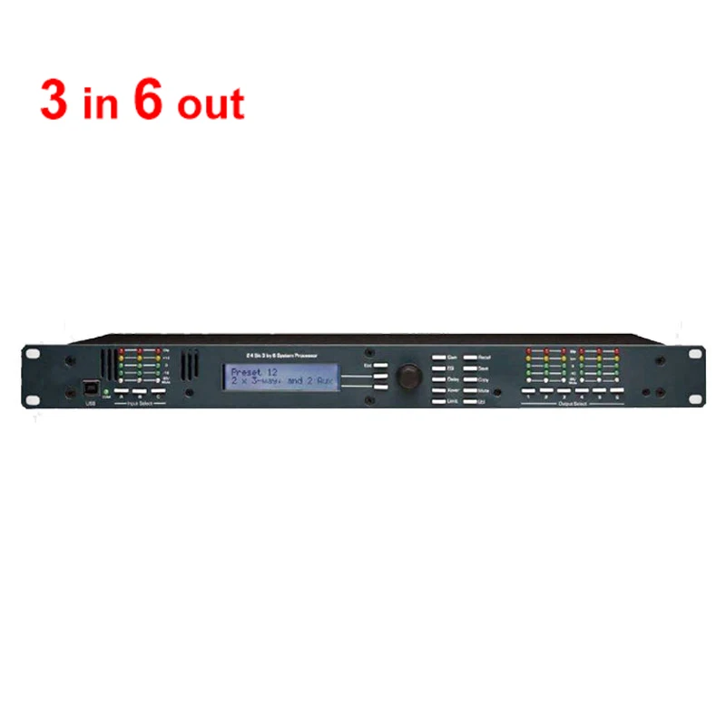 Караоке профессиональный 3 входа 6 вход Цифровой аудио процессор dsp AS-3 |