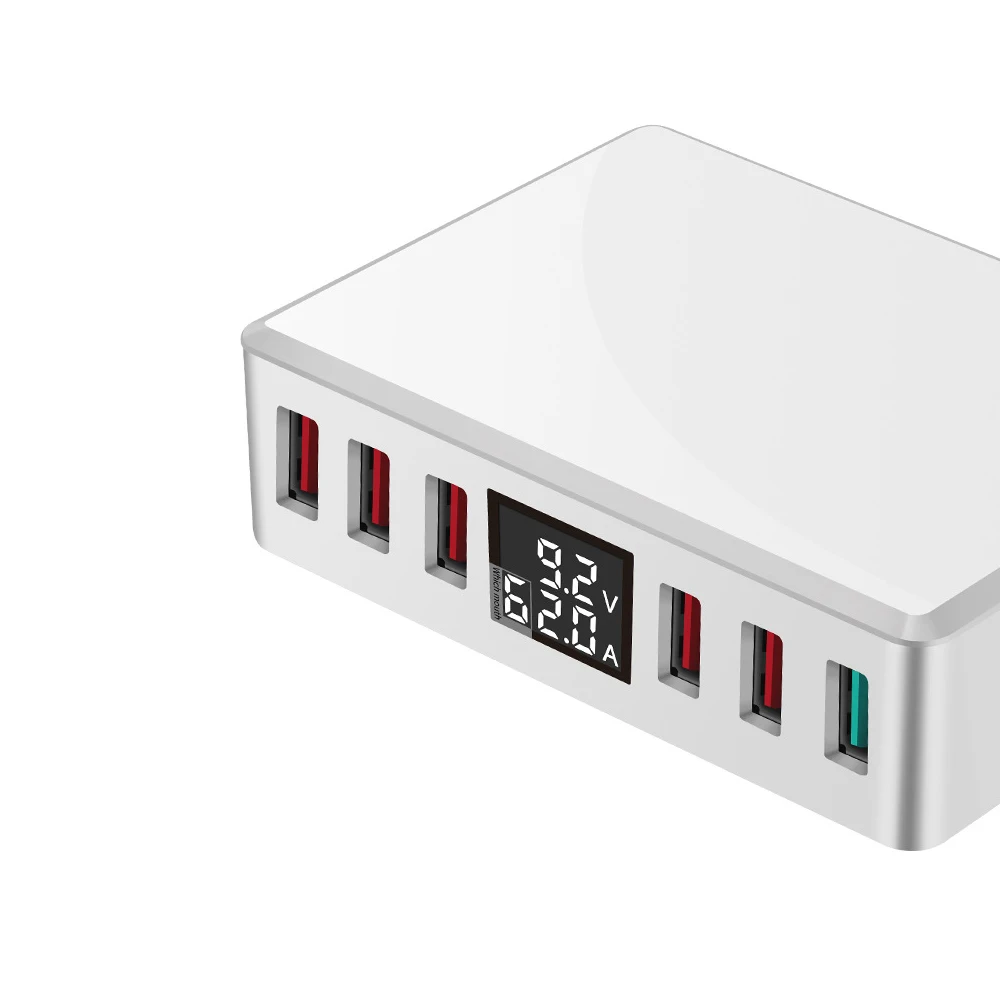 WLX T9 + интеллектуальное многопортовое USB быстрое зарядное устройство адаптивный