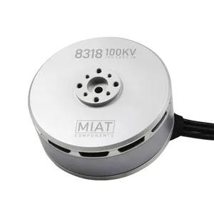 MIAT 8318 100кв120кв Бесколлекторный двигатель для дрона мультироторный двигатель водонепроницаемый для сельскохозяйственного дрона тяга 16 кг