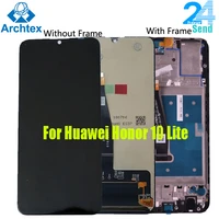 for huawei honor 10 lite lcd displaytouch screen digitizer assembly replacement frame 6 21 for honor 10 lite hry lx1
