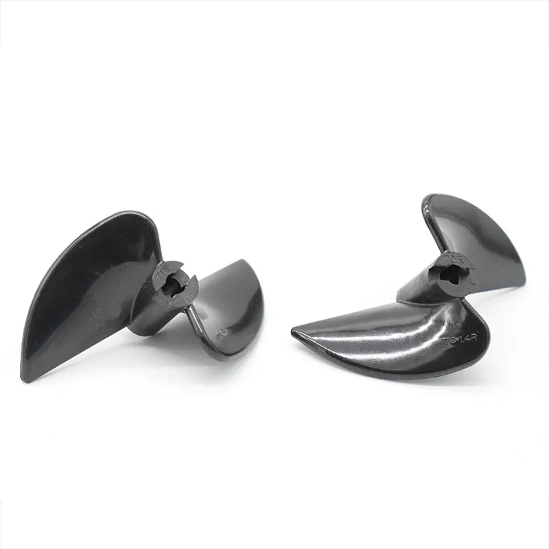 Rc приманка лодка пропеллер D70 мм 2 Лопасти пропеллеры положительный и обратный