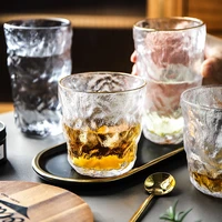 glacier texture hand made japanese foreign wine glass whiskey glasses home creative beer cup crystal glass cups