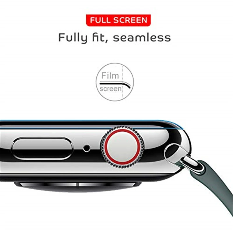 Гидрогелевая защитная пленка 9D для Iwatch Apple Watch Series 2 3 4 5 40 42 44 мм полное покрытие без