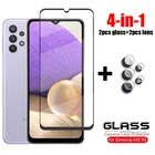 Для Samsung Galaxy A32 5G Glass A52 A71 A02S A42 M02 A21 полное покрытие закаленное стекло Защита для экрана телефона Samsung A32 стекло