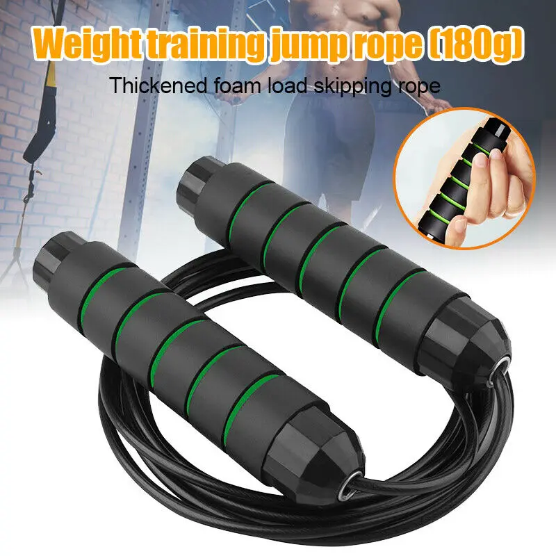 

Jump Rope With Heavy Load Skipping Rope Steel Wire Jumping Ropes For Gym Fitness Training Cross Fit Jump Ropes