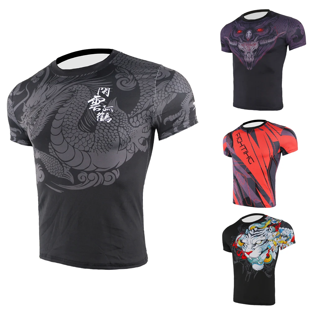 

Футболка мужская Спортивная дышащая с принтом, для бега, короткий рукав, для спортзала и фитнеса, спортивная одежда для бега и тренировок, ле...