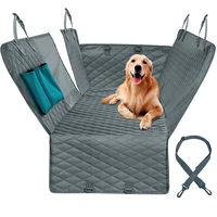 pet travel dog car seat cover waterproof pet dog travel mat mesh dog carrier car hammock cushion protector with zipper and belt