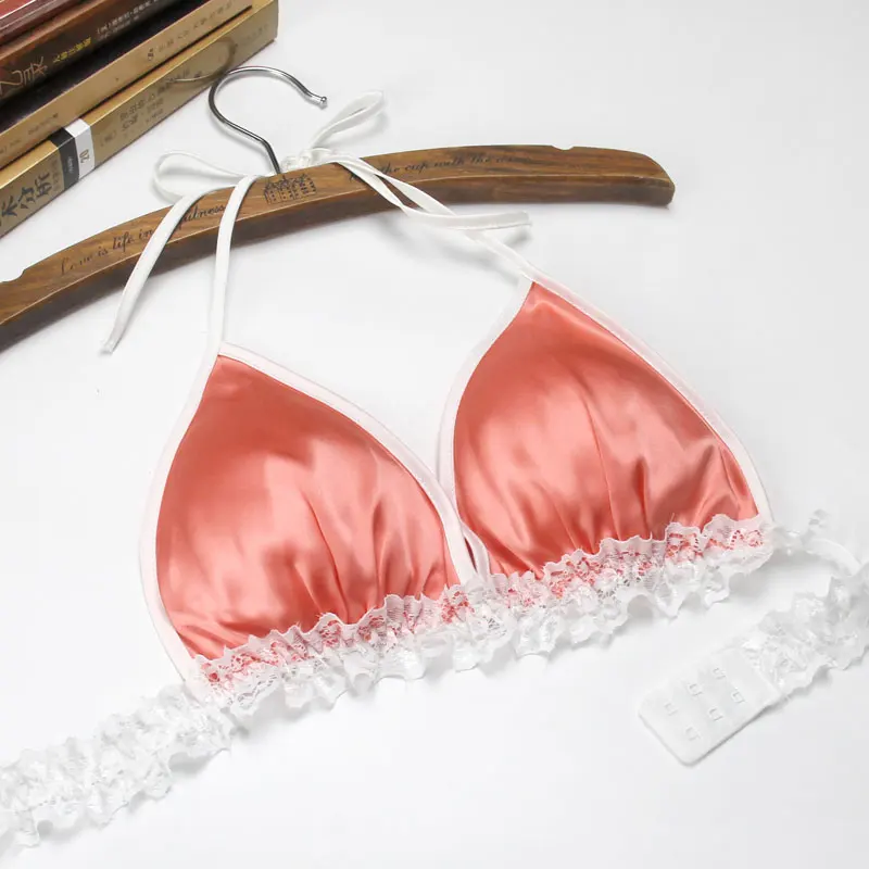 Бюстгальтер из чистого шелка ультратонкий бесшовный двусторонний бюстгальтер с