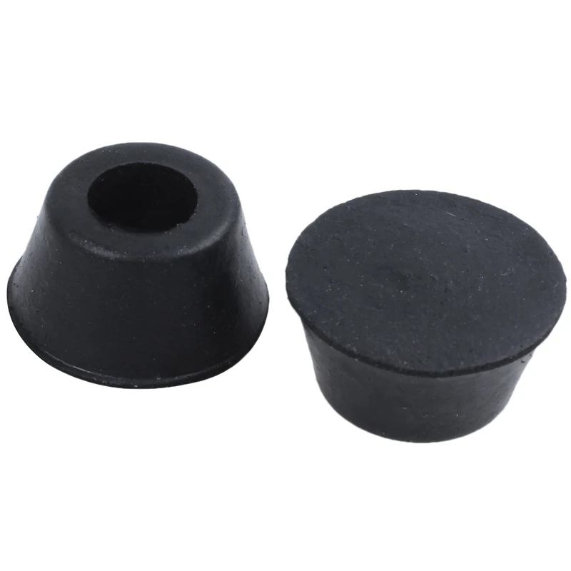 

Newest 4 Pcs black rubber foot caps pipe caps protective caps chair cap