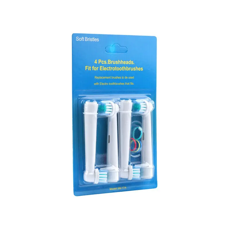 4 сменные головки для электрической зубной щетки Philips с мягкой щетиной | Бытовая