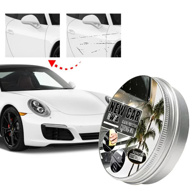 

Car Wax Crystal Plating Hard Glossy Carnauba Wax Paint Care Coating Tiny Scratch Repair Maintenance With Car Wash