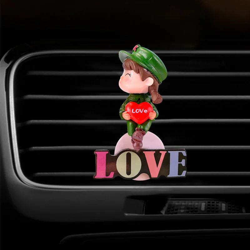 Креативный парный автомобильный парфюм освежитель воздуха вентиляторный в