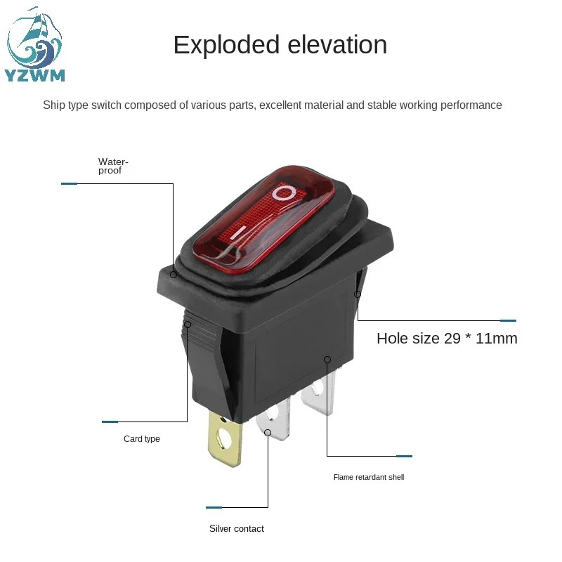 Электрическая плита YZWM электрическая переключатель для лодки аксессуары
