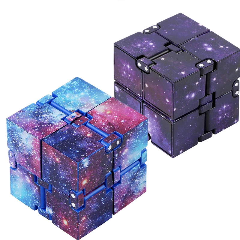 

Волшебный бесконечный куб, ручная мини-игрушка, снятие стресса, бесконечный куб, Детская забавная антистрессовая сенсорная игрушка