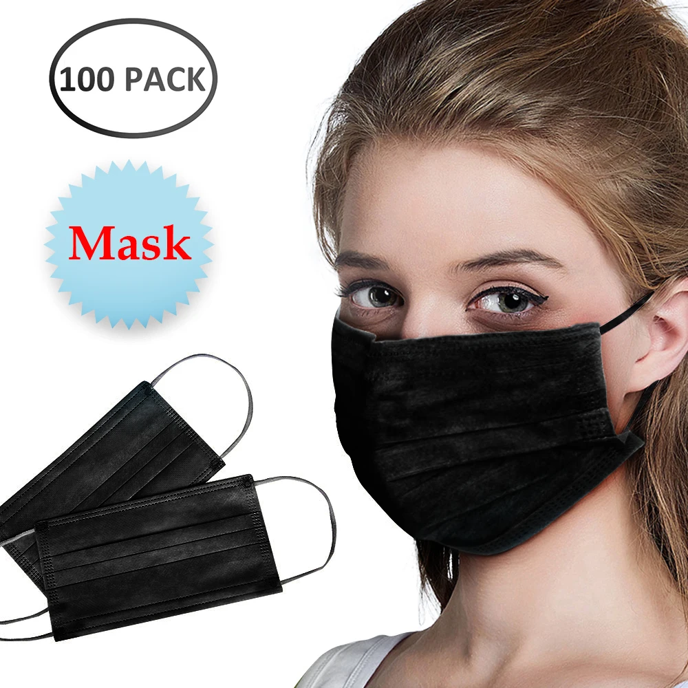 

Маска одноразовая трехслойная с фильтром, 30/50/100 шт.