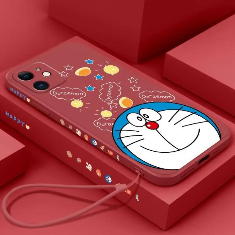 

Phone Case For Apple Iphone 12 Cartoon Liquid Silicone iPhone11 Pro X XS 12 PRO MAX 7 8 PLUS Soft Case Back Cover