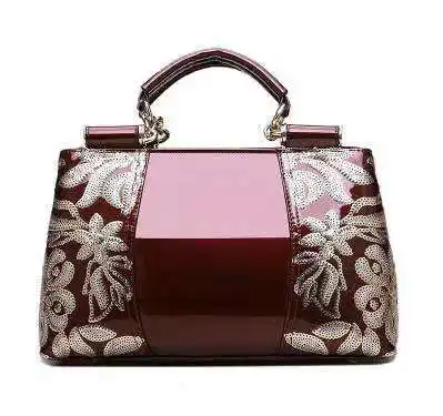 Женская сумка тоут с вышивкой женская на плечо модные новые дизайнерские женские