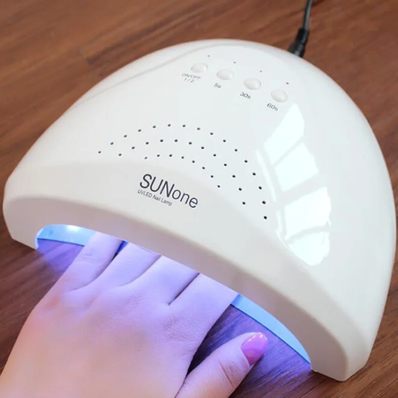 

Professional UV Nail Lamp 48W / 24W Sun One Nail Dryer Gel Polish Curing Light Pedicure Lamp LED Nail Lamp