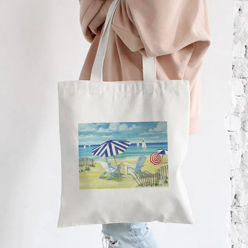 

Милая Холщовая Сумка для женщин, экологически чистый пляжный простой складной саквояж с героями мультфильмов, вместительная Женская сумоч...