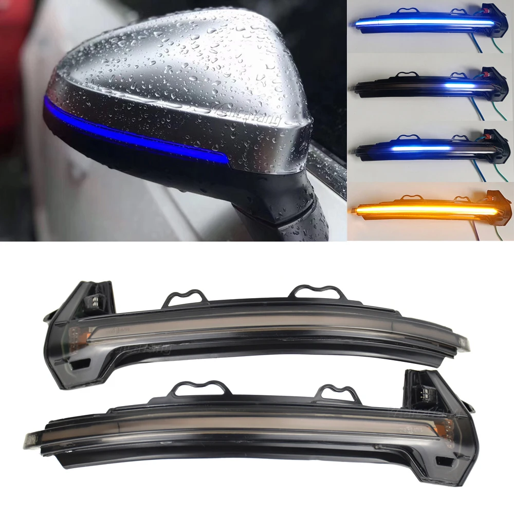 Светодиодный индикатор поворота Боковые зеркальные огни динамический мигалка