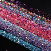 5yardslot 5mm rainbow glitter round rope girls hair accessories diy ribbon craft handmade strings
