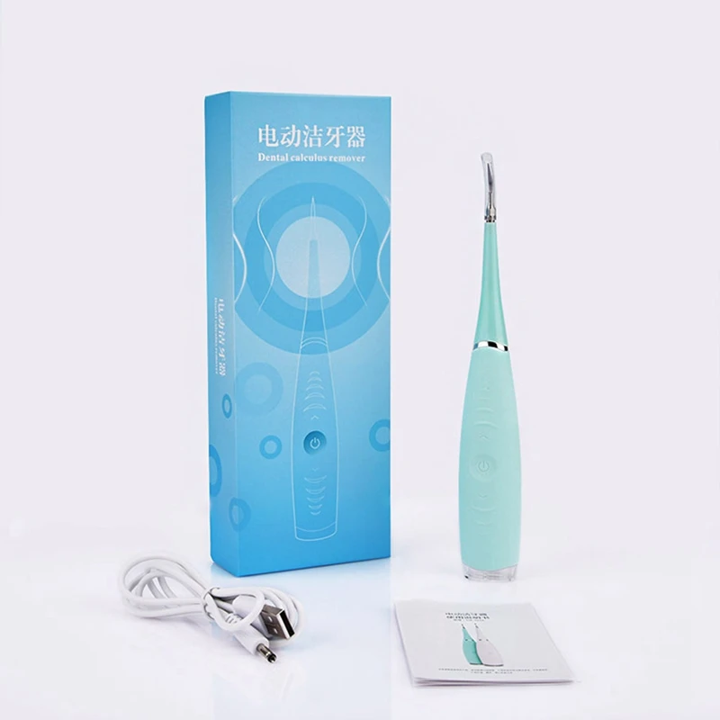 

Tooth Stain Remover Teeth Whitening Tartar Teeth Stains Scaling USB Rechargeable Ultrasonic Vibration Electric Dentist Tools