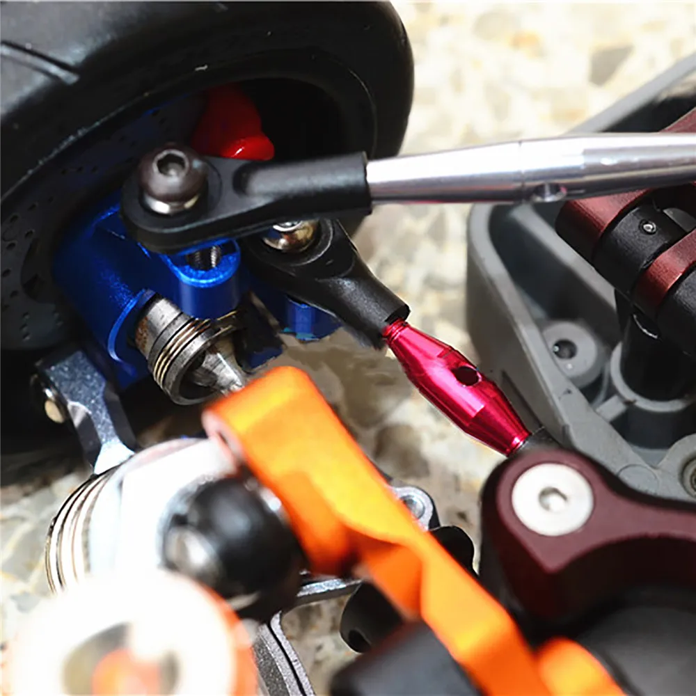 

2pcs/set Aluminum Alloy Rear Knuckle Arm Set for TRAXXAS GT4-TEC 2.0 83056-4 RC Car Upgrade Parts