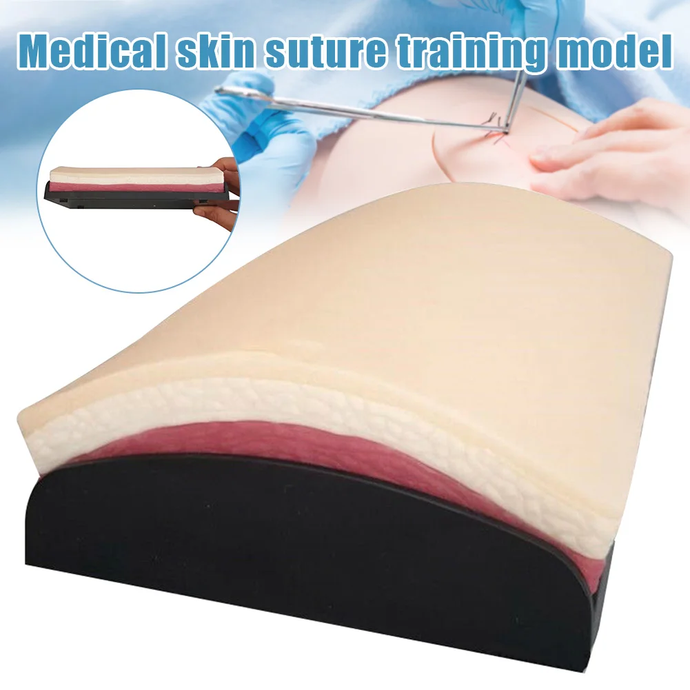 Моделирование кожи модель шовного обучения содержит 3 слоя резиновый коврик