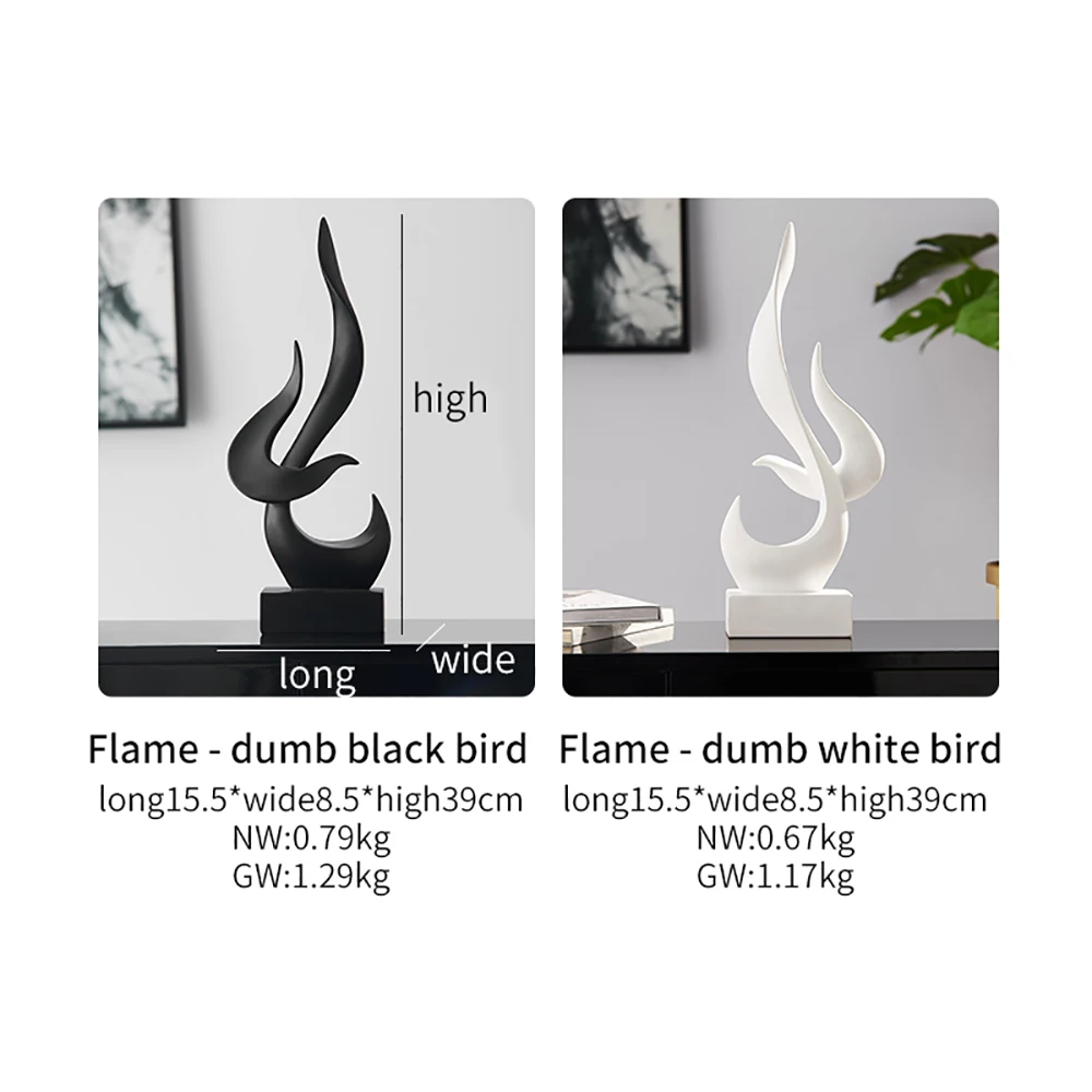 

Home Decoration Accessories for Living Room Modern Abstract Sculpture Office Decoration Decoratil ve Statues Souvenirs for Home