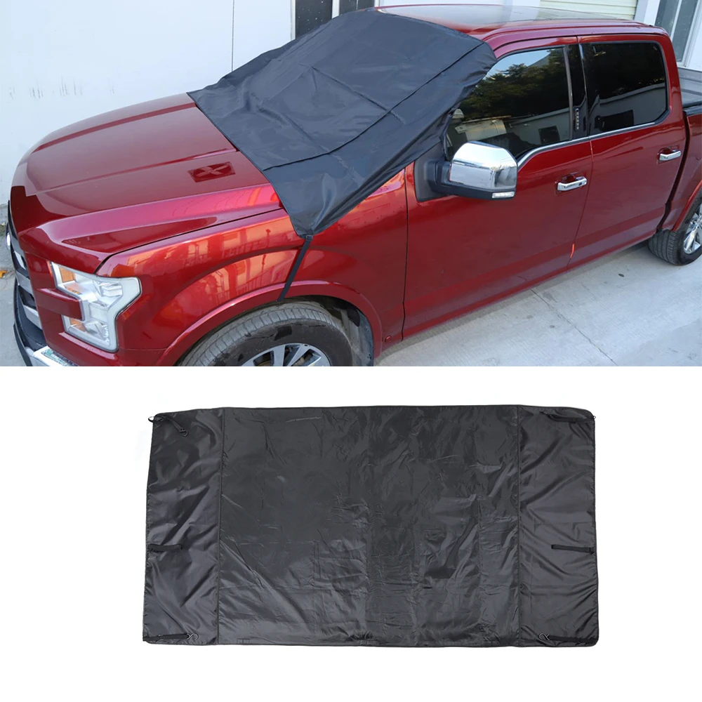 

Солнцезащитный козырек для лобового стекла автомобиля, защита от снега для Ford F-150 2015 2016 2017 2018 2019 2020, автомобильные аксессуары большого разме...