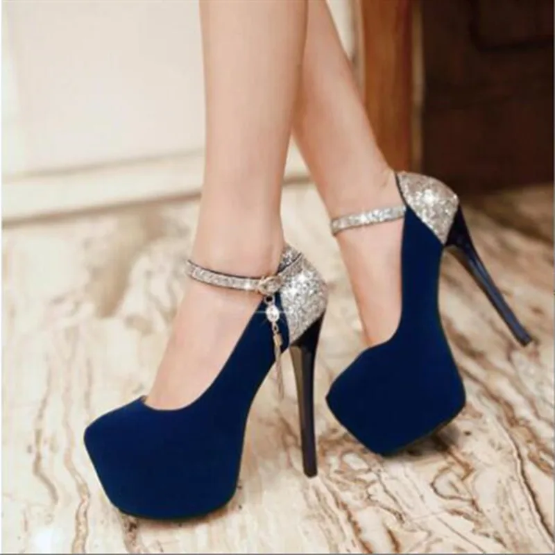 

Обувь SHOFOO, красивая женская обувь. Туфли с круглым носком. Каблук высотой около 14,5 см. Европейская и американская модная обувь. Размер: 34-45