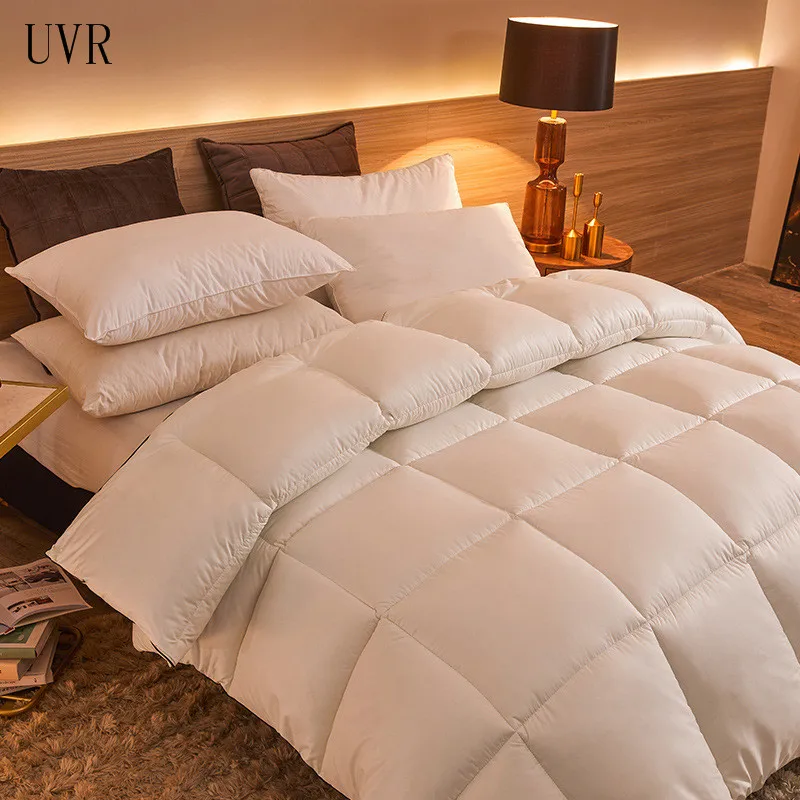 UVR Bedroom Bedding 95% White Goose/Eiderdown Duvet/Quilt/Comfortable Winter Luxury Blanket Quilt Cover King Double Bed | Дом и сад