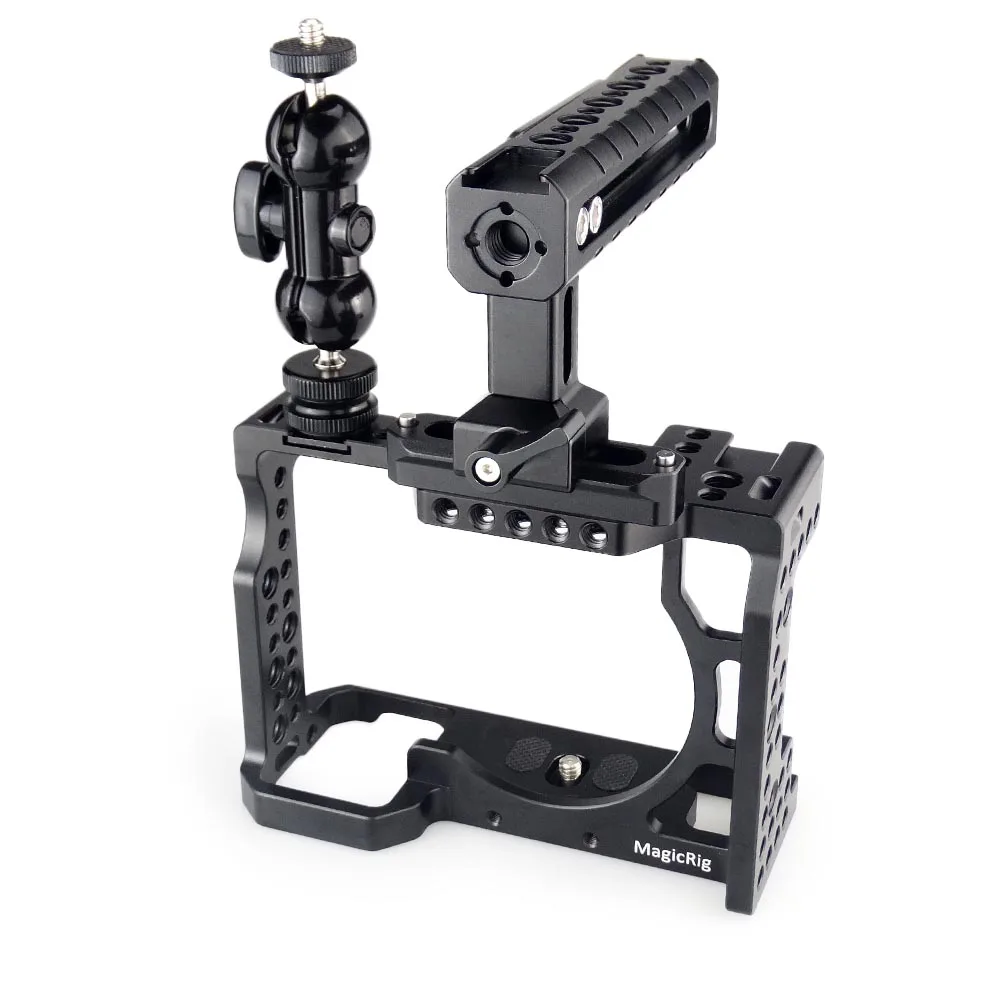 Клетка для камеры MAGICRIG DSLR с ручкой NATO и шаровой головкой Sony A7RIII /A7RII /A7M3 /A7III