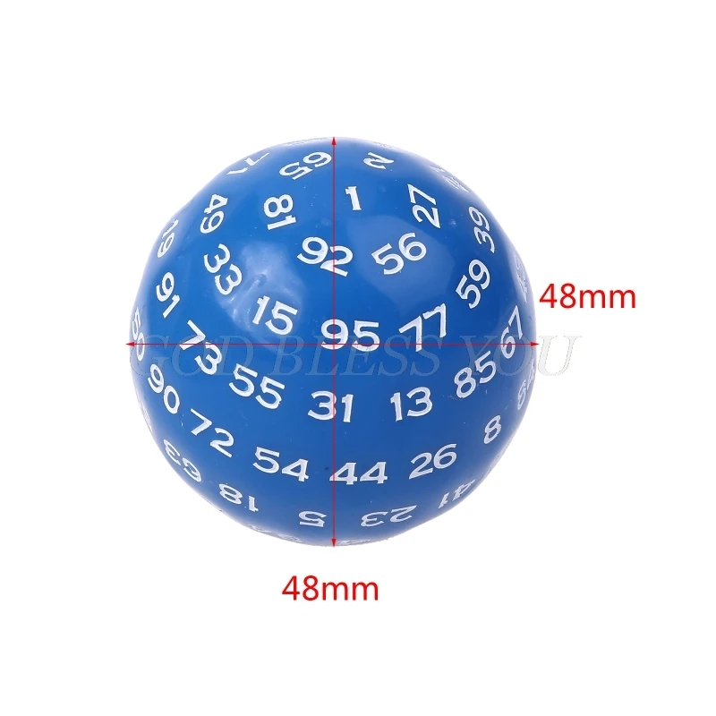 

100 Sided Polyhedral Dice D100 Multi Sided Acrylic Dices for Table Board Role Playing Game Bar Pub Club Party Drop Shipping