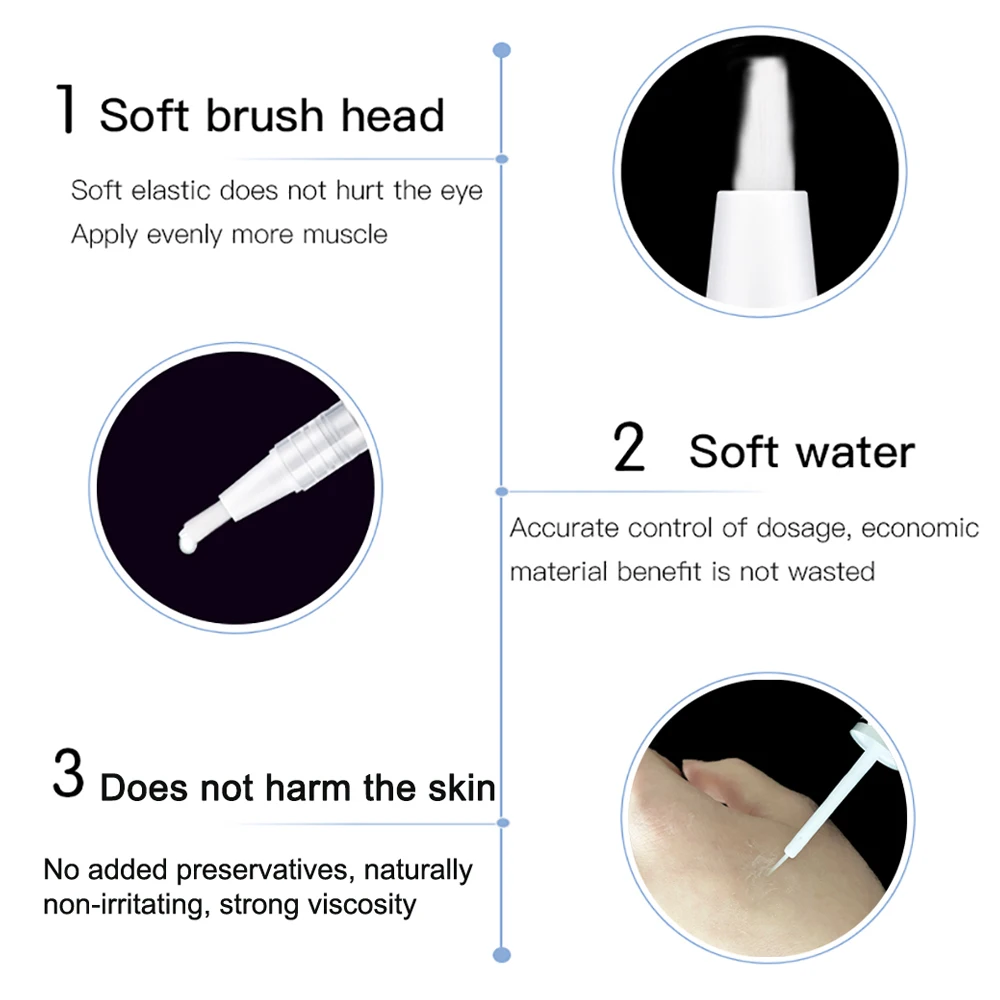 Новый сильный клей для подтяжки ресниц 7 мл без запаха перманентной завивки